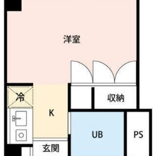 東所沢駅より徒歩2分 1K 18㎡ ２面採光 角部屋 イン…
