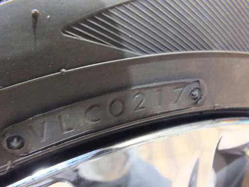 【苫小牧バナナ】NISSAN/日産 AUTECH アルミホイール 18×7.5J ET55 PCD114.3 5穴 タイヤ付き4本セット 極上品♪