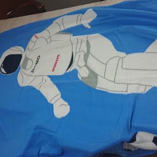 600円　HONDA　ホンダ　ASIMO　アシモ　ビックフリースブランケットの画像