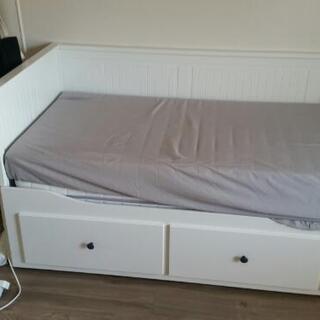 ［引取専用］イケア ヘムネス デイベッドフレーム ホワイト Amazon｜IKEA HEMNES デイベッドフレーム 引き出し3段付き