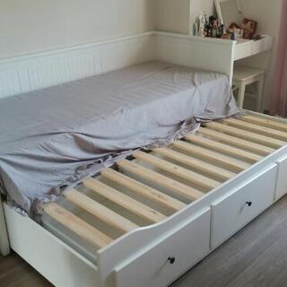 おしゃれで可愛いベッド】IKEA HEMNES ヘムネスデイベッド