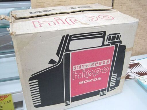良品 ホンダ発電機 hippo EX300 JH 100V 50Hz 2スト 箱 説明書付き 釣り キャンプ アウトドア 発電機