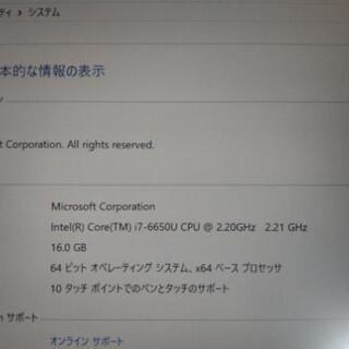 Microsoft　Surface4　Core i7/メモリ16GB/ssd 512GB