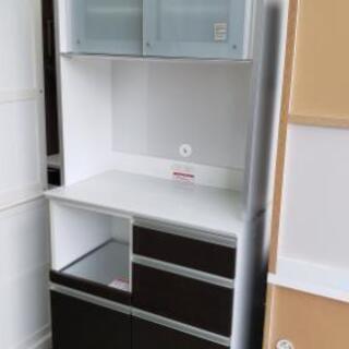 【食器棚】大人気！ソフトクローザー採用品♪モダンブラウン