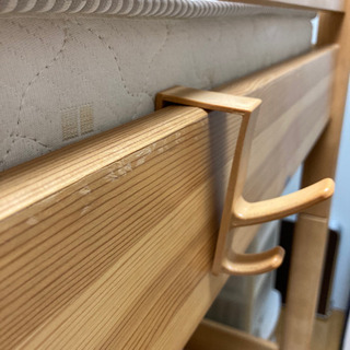 【東京都引き取り】無印良品木製ベッド　パイン材　スモール ベッド　2つセット 木製ベッド | 無印良品