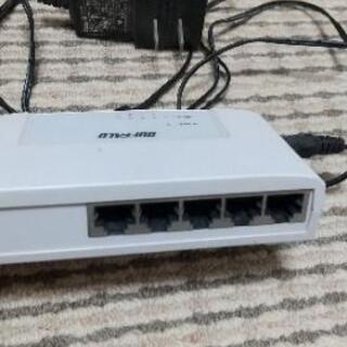 バッファロー 10/100M 5ポートスイッチングHUBの画像