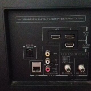 液晶テレビ（リモコン付き）＆テレビ台の画像