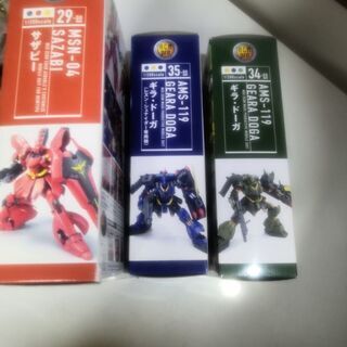 値下げ、逆襲のシャア、サザビー、ギラドーガ×2　バンダイの画像