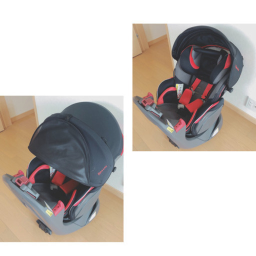 チャイルドシート Fladea Raxuto カレイドレッド