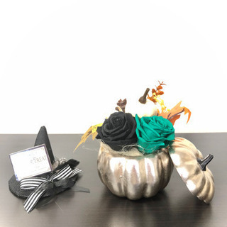 ラスト1席！大人のハロウィン🎃プリザーブドフラワーアレンジレッスンの画像