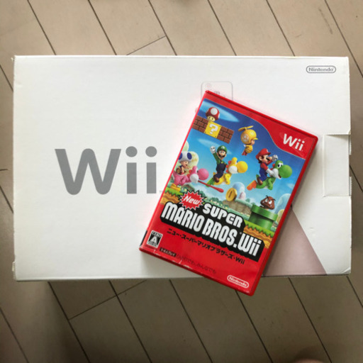 任天堂　wii 本体　スーパーマリオブラザーズ