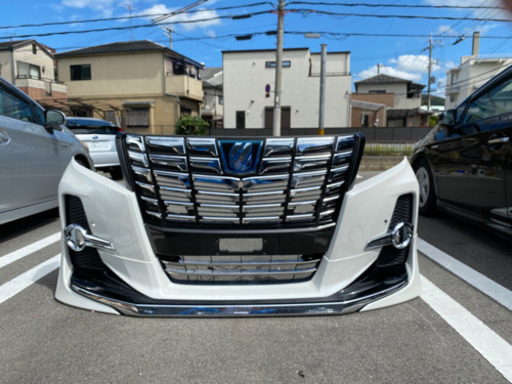 30アルファード！フロントバンパー！モデリスタハーフ！グリル付き！