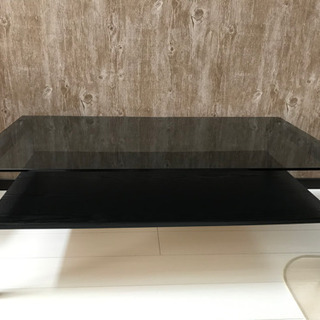 【値下げ】センターテーブル(ノート3 110BK TP) ニトリの画像