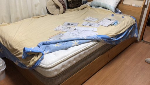 セミダブル　ニトリ　購入1年未満