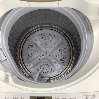安心の12カ月保証付き SHARP 全自動洗濯機 27280円