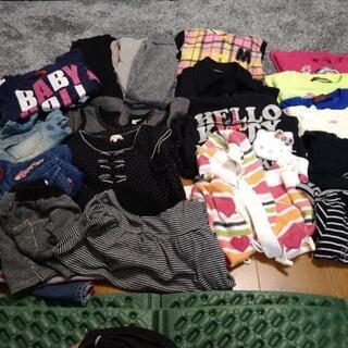 箱いっぱい秋物メイン冬物女のコ110サイズ