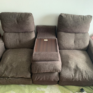 電動ソファ 3人掛けの画像