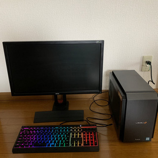ゲーミングPC モニタ・キーボードセット