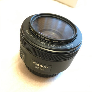 (新品)大人気単焦点レンズ  Canon EF 50mm F1.8 STMの画像