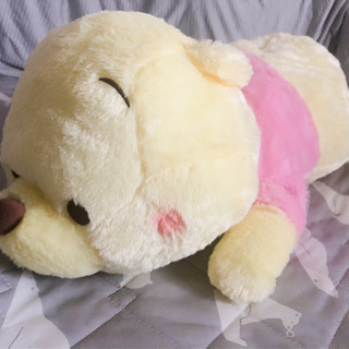 くったりゾウさん　BIGぬいぐるみ（ブルー）