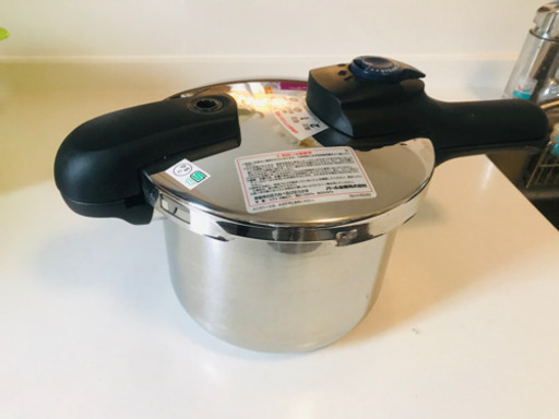 圧力鍋 3.5L IH対応 クイックエコ H-5040(美品)