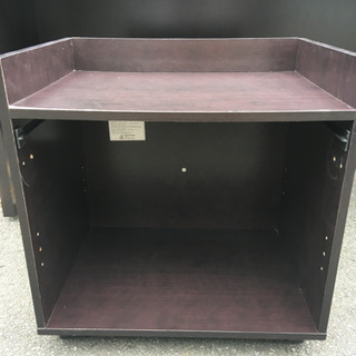 ロングデスク 150cm 茶の画像