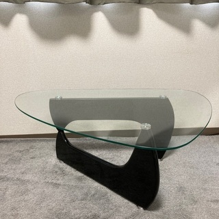 ガラス　ローテーブル
