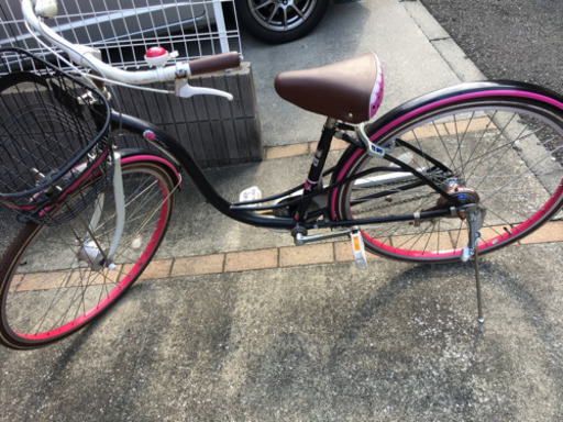 自転車　26インチ　女の子用　