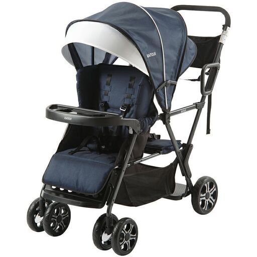 二人乗りベビーカー　二人でゴー　カトージ