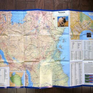 値下げ！TANZANIA Traveller's Map の画像