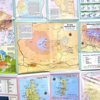 値下げ！TANZANIA Traveller's Map の画像