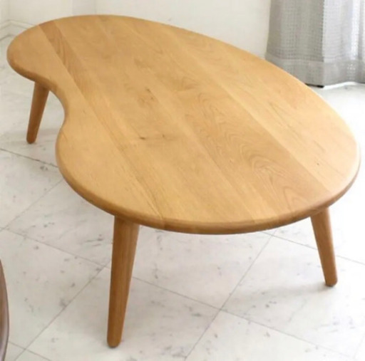 アルダー材　リビングテーブル