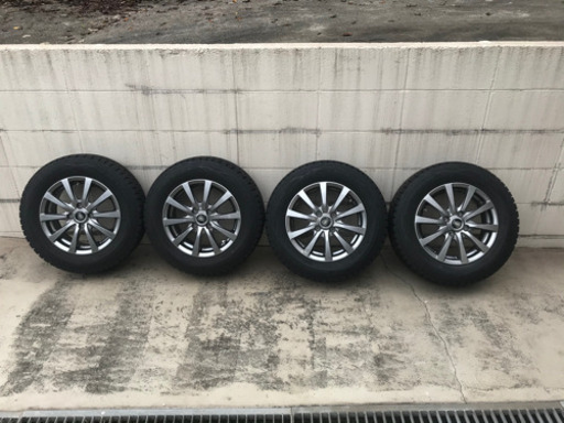 （交渉中）175/70/14 4穴スタッドレスタイヤホイール　4本セット（値下げしました）