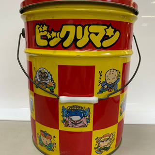 【レア商品】ビックリマン　バケツ缶（大）９弾キャラ