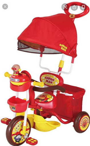 【未使用】それいけ！アンパンマンデラックス2 三輪車 レッド