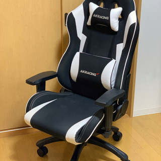 AKRACING ゲーミングチェア WOLF-WHITE 白