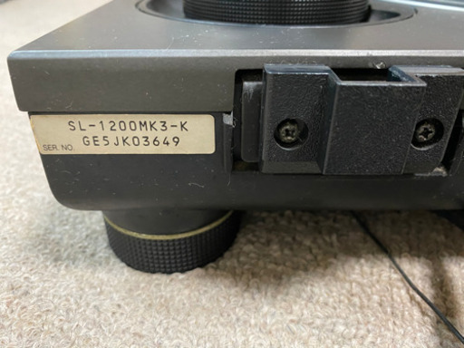 売約済みとなりました！Technics ターンテーブル　SL-1200MK3 中古