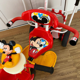 【Disney】ミッキーの三輪車♪の画像