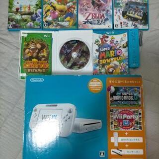 Wii Uファミリープレミアムセット + ゲームソフト複数