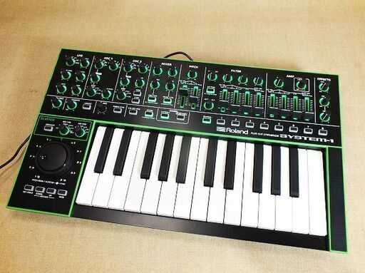 【苫小牧バナナ】ローランド/Roland PLUG-OUT Synthesizer/プラグアウト シンセサイザー SYSTEM-1 状態良好 動作OK♪