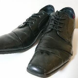 ビジネスシューズ　合皮　25.5センチ
