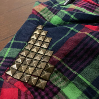 ★お取引中★｟9/30まで｠【イギリス購入】スタッズ付きシャツの画像