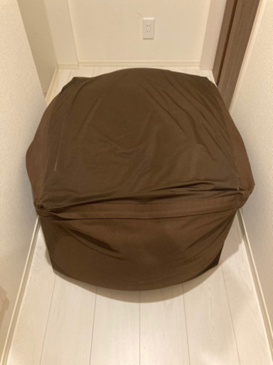 無印良品　体にフィットするソファ　ブラウン　カバー付き
