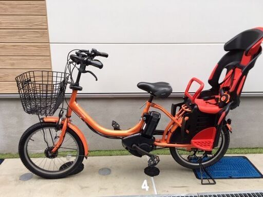 💘バッテリーほぼ新品！💛3人乗り！YAMAHA　ヤマハ　パスバビィ　8.7Ah 電動自転車　子供乗せ　20インチ 8/24