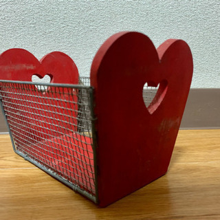 小物　ハート　カゴ