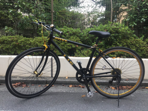 クロスバイク 金黒