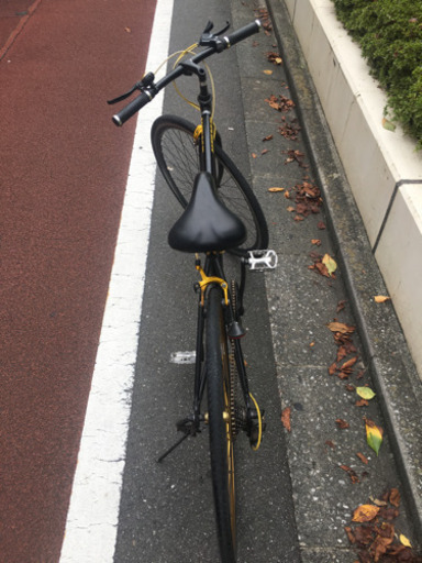 クロスバイク 金黒