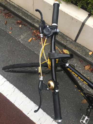 クロスバイク 金黒
