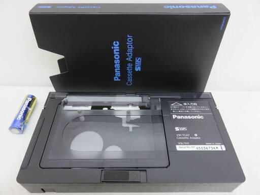 パナソニック VW-TCA7 VHSカセットアダプター 中古美品