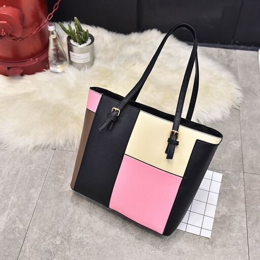 【新品】ショルダーハンドバッグ レザー 韓国風 PU レディース ジッパーポケット